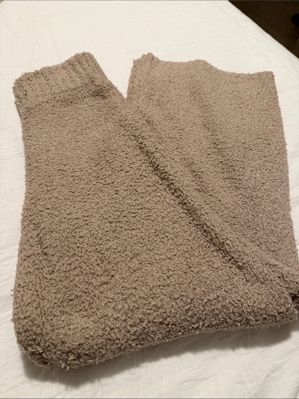 SKIMS Cozy Knit Lounge Pants in Taupe